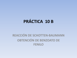 PRÁCTICA 10 B - Química Orgánica