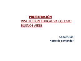 Diapositiva 1 - Colegio Buenos Aires