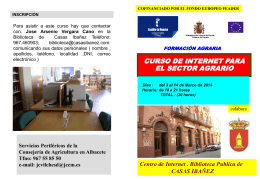 Sin título de diapositiva - Ayuntamiento de Casas Ibáñez