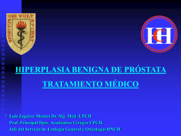 Hiperplasia Benigna de Próstata Jornada SPU, 2007