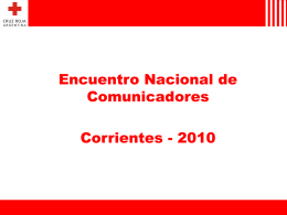rol del comunicador - encuentro nacional de comunicadores