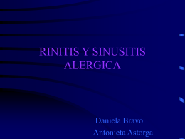 Rinitis y sinusitis