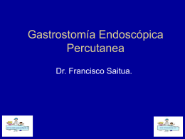 Gastrostomia endoscopica percutanea