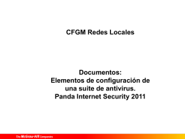 CEO, p. 214, Configuración de Panda Internet Security 2011
