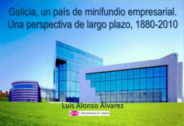 Estadios en la formación de la empresa moderna en Galicia