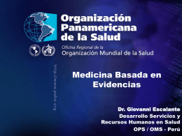 Diapositiva 1 - Centro Panamericano de Ingeniería Sanitaria y