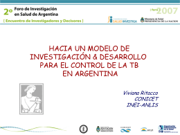Diapositiva 1 - Comisión Nacional Salud Investiga