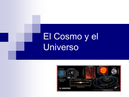 El Cosmo y el Universo