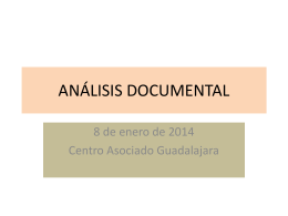 análisis documental - Horarios de los centros asociados de la uned