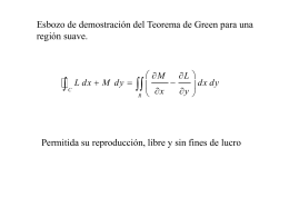 Demostración del teorema de Green