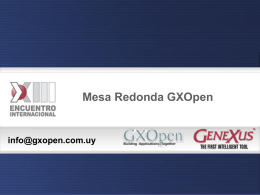 GXOpen - GeneXus