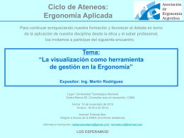 ADEA-AteneoErgo.Nov2010 - Asociación de Ergonomía Argentina
