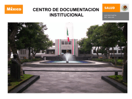 CENTRO DE DOCUMENTACION INSTITUCIONAL