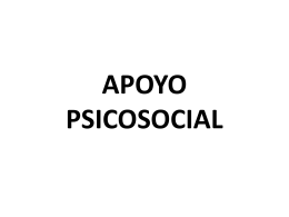 APOYO PSICOSOCIAL