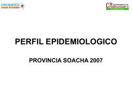perfil epidemiologico provincia soacha 2007