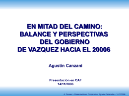Presentación del Soc. Canzani (PowerPoint