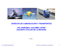 Tema 04 - Superintendencia de Transportes.