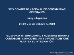 XXIV CONGRESO NACIONAL DE CONTADURÍAS