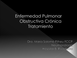Enfermedad Pulmonar Obstructiva Crónica Tratamiento