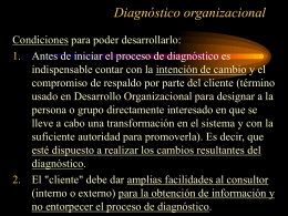 Perspectivas del diagnóstico organizacional