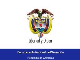 Departamento Nacional de Planeación