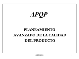 Apunte II APQP