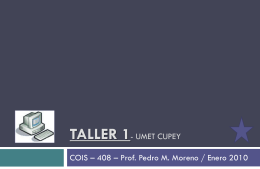 Taller 1- Clase