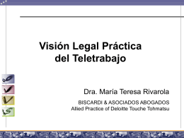 Visión Legal Práctica del Teletrabajo