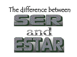 ESTAR is used to tell location or position