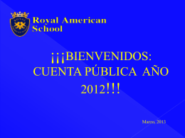 Diapositiva 1 - Royal American School