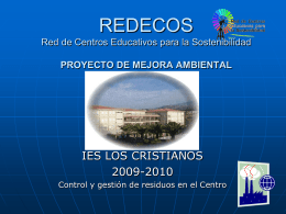 REDECOS Red de Centros Educativos para la