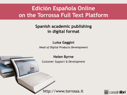 Edición Española Online
