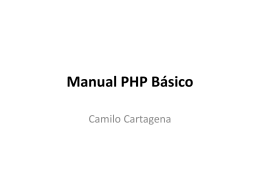 Manual PHP Básico