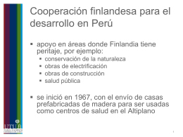 Cooperacion Finlandesa para el Desarrollo del Perú