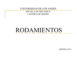 Rodamiento ver - Universidad de Los Andes
