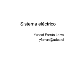Sistema electrico - Asignaturas DIICC, UdeC