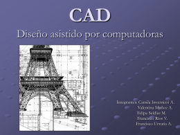 CAD Diseño asistido por computadoras