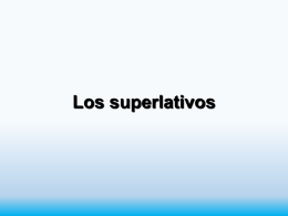 Los superlativos - SpanishLanguageWiki
