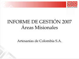 Diapositiva 1 - Artesanías de Colombia