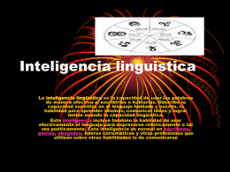 inteligencia lingüística