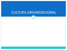 Cultura Organizacional - planeacionyorganizacion