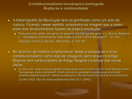 Constitucionalismo monárquico português