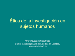 Declaración de Helsinki - Instituto de Salud Pública de Chile
