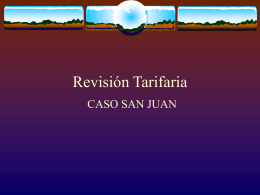 Revisión Tarifaria