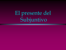the-present-subjunctive