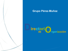 de la Organización Directori - Grupo Perez