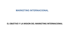 Marketing INTERNACIONAL