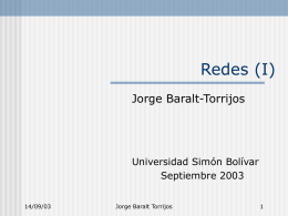 Redes01 - LDC - Universidad Simón Bolívar
