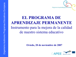 el programa de aprendizaje permanente