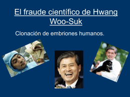 El fraude científico de Hwang Woo-Suk